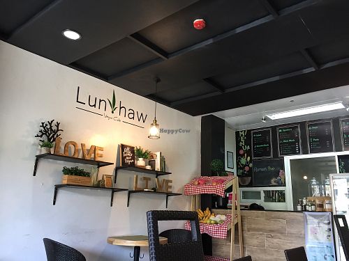 interior at Lun-Haw Vegan Cafe in Cebu