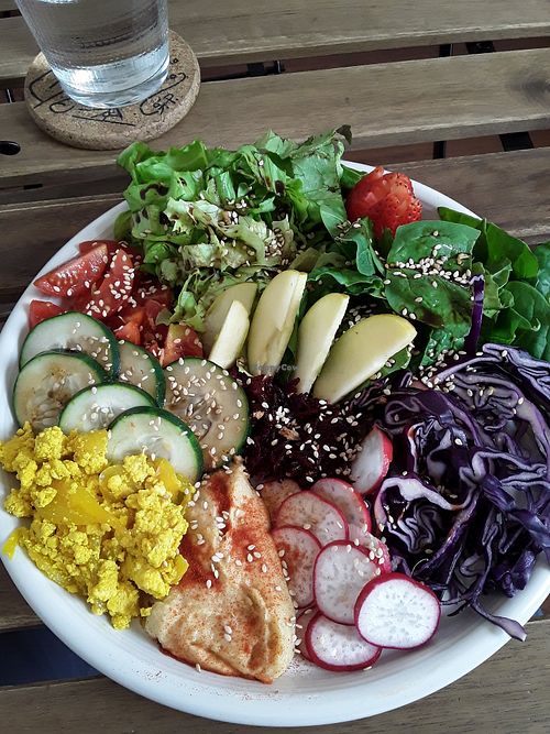Bowl (actually a big salad) at A Mulata in Aveiro