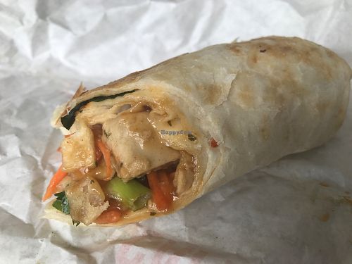 Thai chicken wrap with Beyond Chicken. at Tropical Smoothie Cafe in Fort Worth