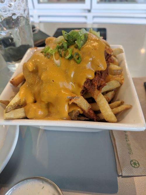 Jackfruit Poutine at Hearts Choices - NorthEast in Calgary