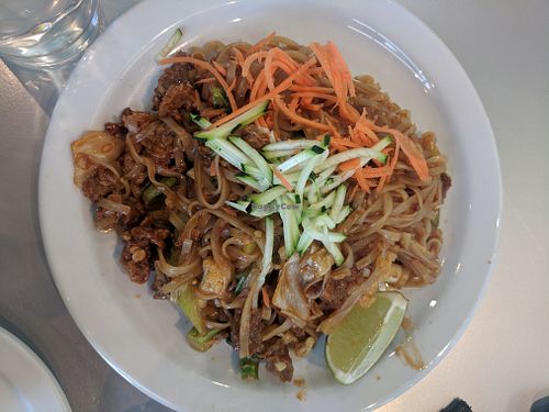 Pad Thai with Chik'n at Hearts Choices - NorthEast in Calgary