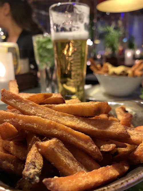 Sweet potatoes fries at Peter Pane - Turnhalle in Hamburg