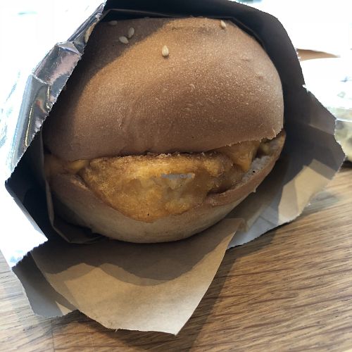 Old School Fish Fillet at Vegan Picnic in San Francisco