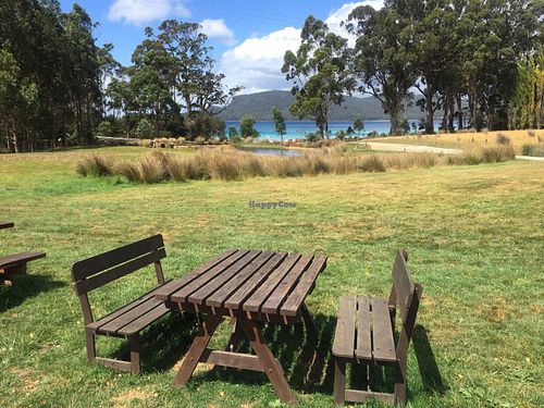 The view at Bruny Island Berry Farm in Adventure Bay