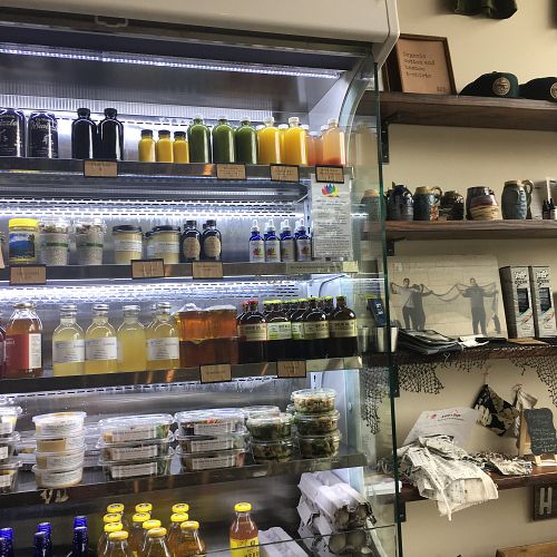 Kombucha, takeaway, wellness shots at Harvest Cafe in Ventura