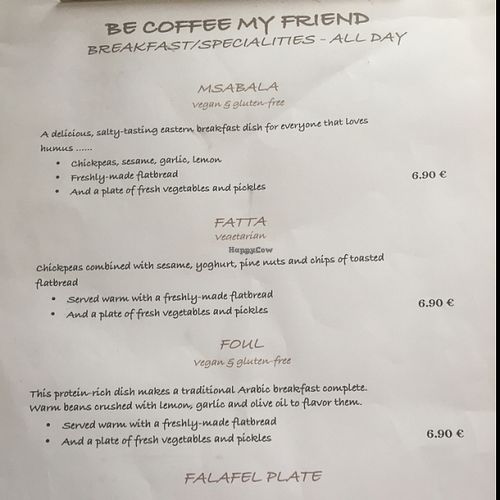 food1 at Be Coffee My Friend in Berlin