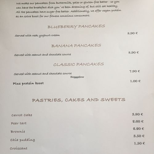 pancakes and cakes at Be Coffee My Friend in Berlin