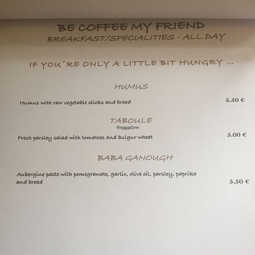 snacks at Be Coffee My Friend in Berlin