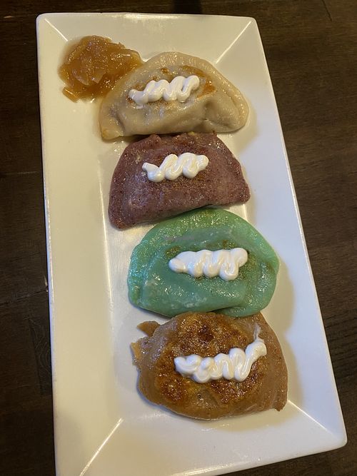 All vegan Pierogis at Pierogi Mountain in Columbus