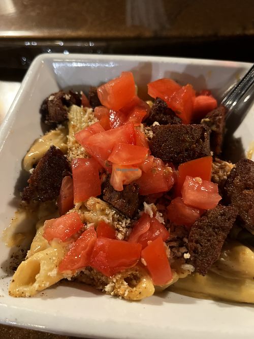 The vegan Mac and cheese 😋  at Pierogi Mountain in Columbus