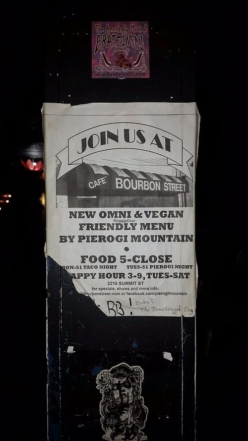 So many vegan options at Pierogi Mountain in Columbus