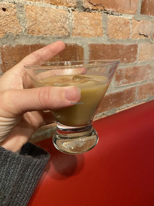 Vegan alcoholic drink  at Pierogi Mountain in Columbus