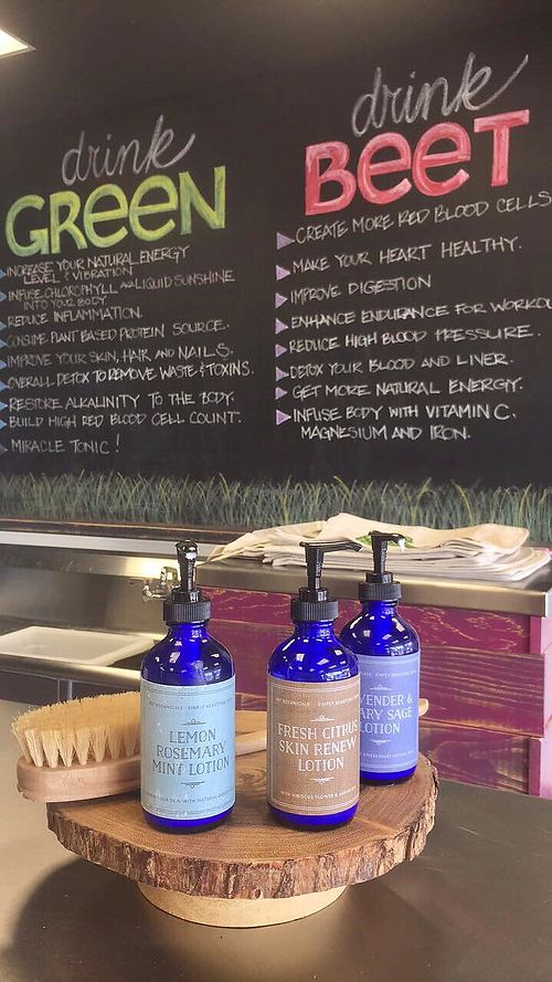 Scented hand creams for sale (and sample) at The Weekly Juicery - Palomar Centre in Lexington
