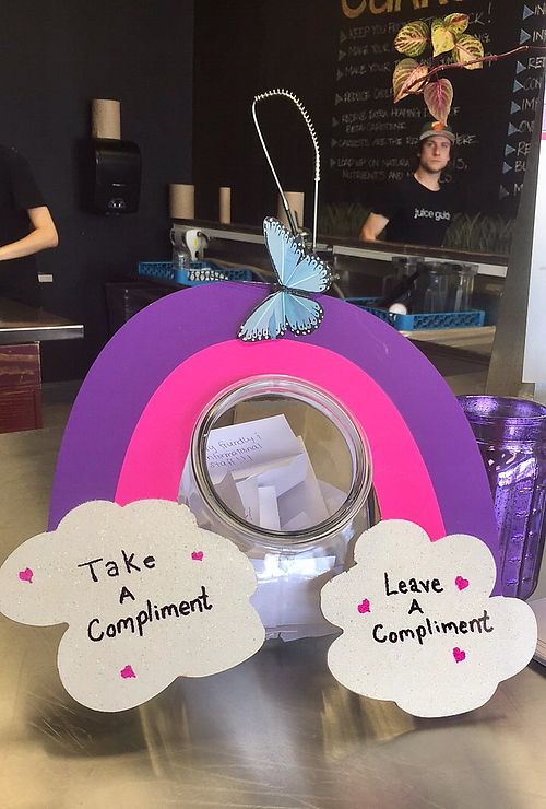 awesomeness at counter  at The Weekly Juicery - Palomar Centre in Lexington