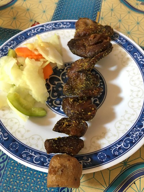 Fried mushroom at Kang Le Restaurant in Siem Reap