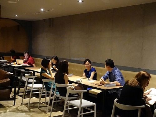 dining area at Real food - Far East Square in Central Singapore