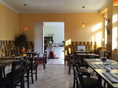 Inside view at Vegan Express in Leipzig