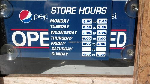 Oasis' hours at Oasis Vegetarian Cafe in Riverside