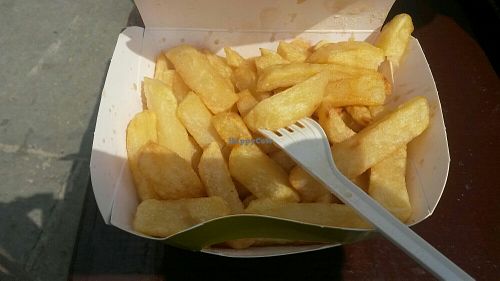 Chips at Robertson's Chips Away in Whitby