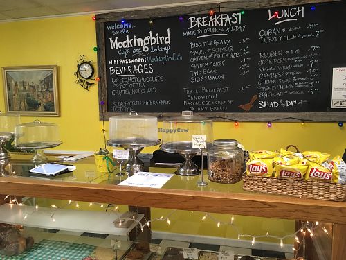 menu  at Mockingbird Cafe & Bakery in Christiansburg