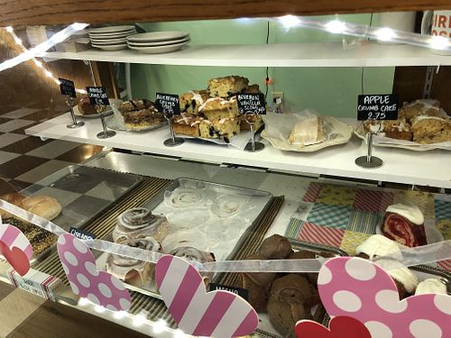 Pastries at Mockingbird cafe and bakery, Christiansburg VA at Mockingbird Cafe & Bakery in Christiansburg