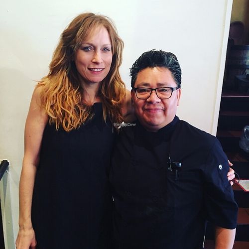 Chef Tere Fox and Miguel made the vegan menu at Cafe Frida in New York City