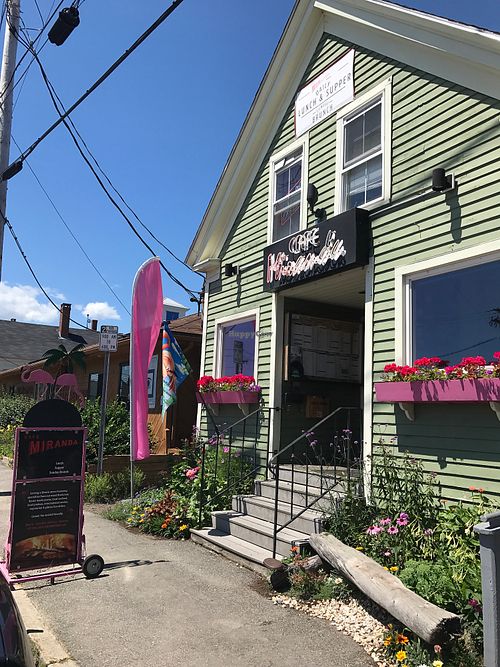 front  at Cafe Miranda in Rockland