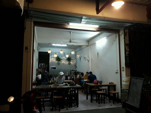 Outside at Bee Vegan in Chiang Mai