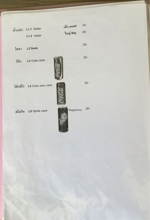 menu 10 at Bee Vegan in Chiang Mai