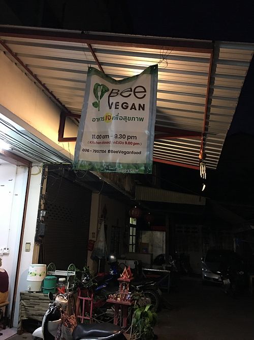 Front at Bee Vegan in Chiang Mai