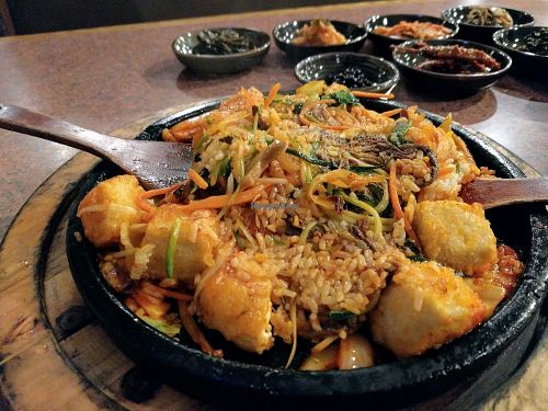 Hot Plate with Tofu at Red Stone Tofu House in Federal Way