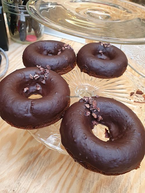 Donuts! The dough is so soft and moist, like a gingerbread! at Knol & Kool Bistro & Superet in Ghent