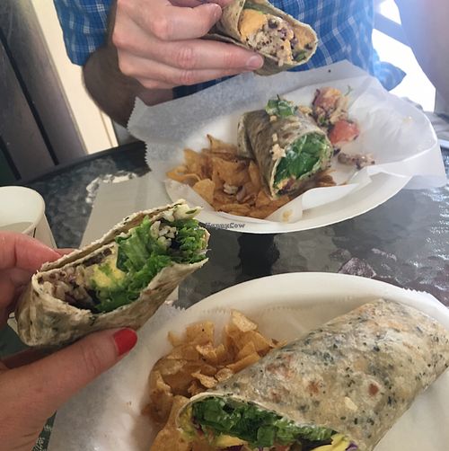 Best wraps I've ever had!  at The Greenery Cafe in Lihue