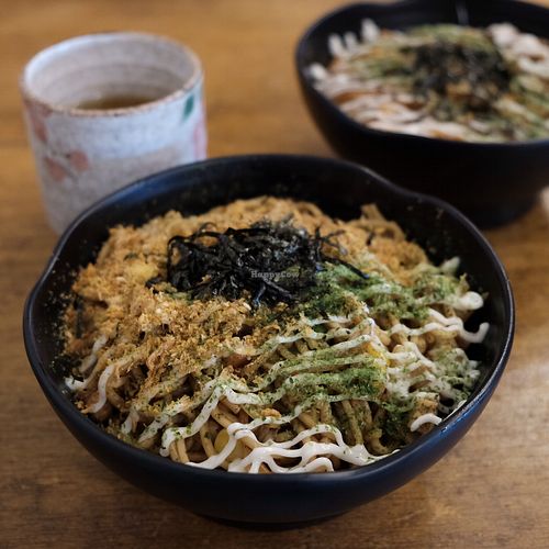 pan-fried noodles  at Tian Zhi Yu - Heaven Driven Vegan in Kaohsiung