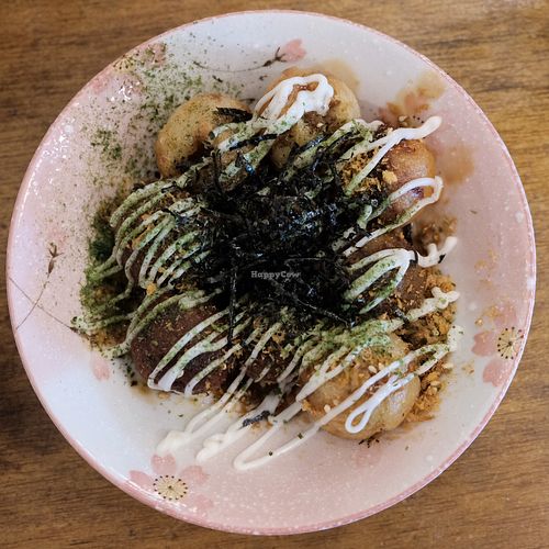 vegan takoyaki  at Tian Zhi Yu - Heaven Driven Vegan in Kaohsiung