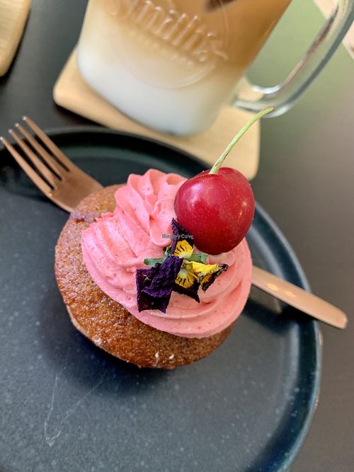 Cherry almond muffin  at Retreat Kitchen in Richmond Upon Thames