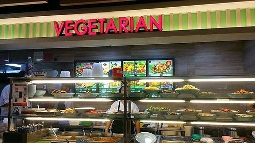 stall at NorthPoint Shopping Centre Vegetarian Food Stall in North Singapore