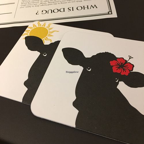 coaster  at Doug's Burger in Fukuoka