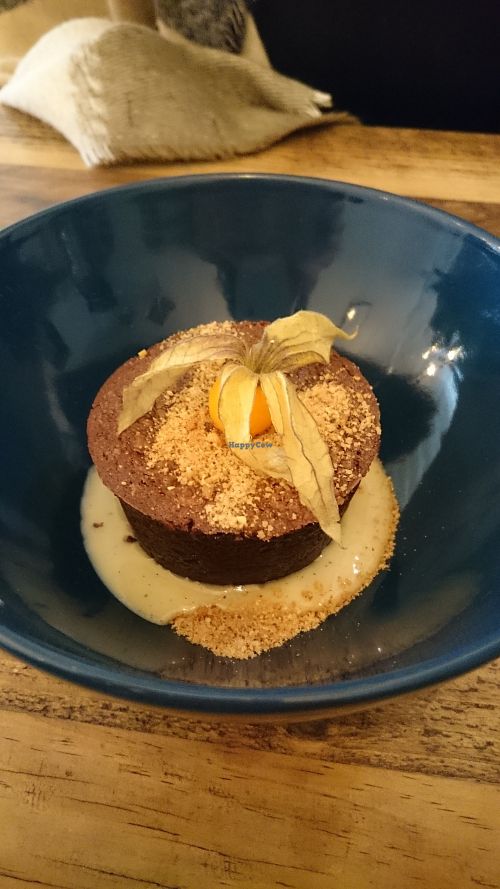 Chocolate moelleux: utterly delicious! at Hope in Paris