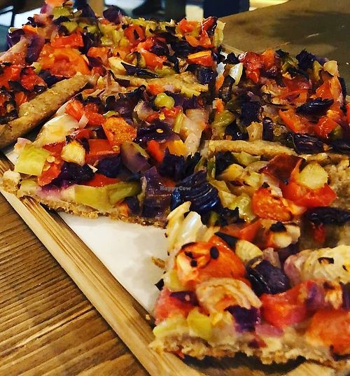 vegan tart at Simple - Smart Food Bar in Mallorca