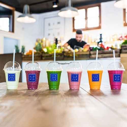 Smoothies and juices. 
(Photo: Simple's Facebook-page) at Simple - Smart Food Bar in Mallorca