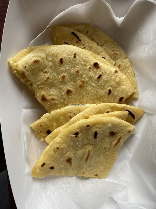 Vegan corn roti  at IndianStyle in Billerica