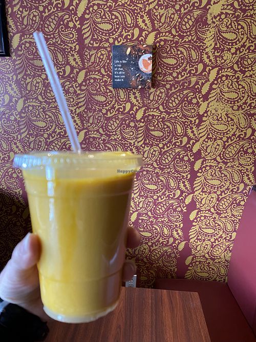 Vegan mango shake  at IndianStyle in Billerica