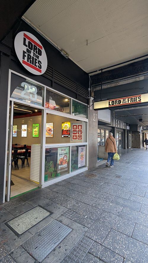  at Lord of the Fries - Hindley St in Adelaide
