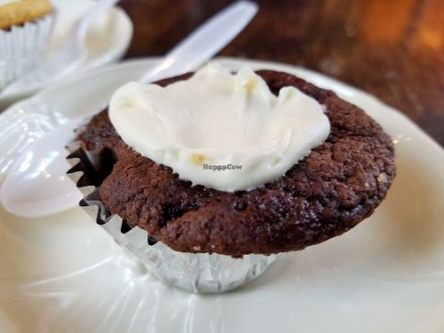 chocolate muffin  at Music Forest Cafe in St Paul