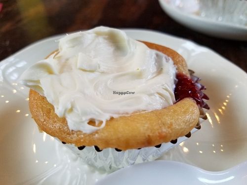 cherry muffin at Music Forest Cafe in St Paul