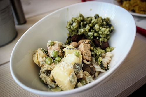 selection from buffet at Vegg Go - Plzenska in Prague