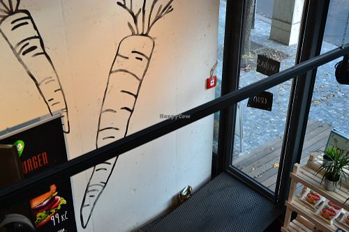 Entrance (from balcony) at Vegg Go - Plzenska in Prague