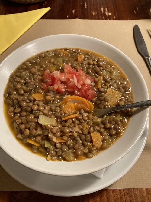 Lentils  at Reineta in Madrid