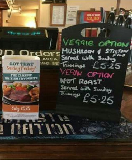 Vegan Sunday dinner option at The Highway  in Hull